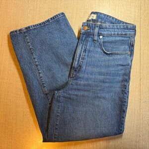 Madewell The Perfect Curvy Wide Leg Crop Jean